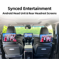 Reproductor de DVD para Auto de 16.8 Pulgadas, Radio Android con Pantalla Táctil, Navegación GPS, Carplay para Toyota Alphard 30 2015-2023