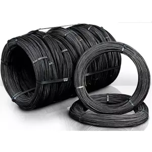 Material de construcción de alambre negro para encuadernación, 16 calibres, trenzado, suave