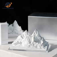 Diffuseur de parfum pour la maison avec base en bois, design Montagne Paysage Mondial, décoration
