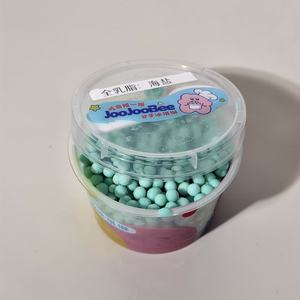 Vente en gros de délicieuses mini-crèmes glacées aux perles aromatisées au sel marin, saveur personnalisée, crème glacée moléculaire aux perles surgelée, 50g, prête à consommer - Product Image 1