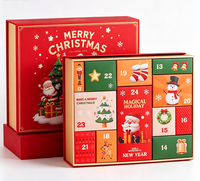 Boîtes cadeaux en carton blanc personnalisées pour calendrier de l'Avent de Noël, 12/24 packs, boîtes de calendrier de l'Avent pour chiens et chats