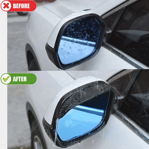 2PCS Car Rearview <b>Mirror</b> <b>Rain</b> Eyebrow <b>Protector</b> Clear Vision Cars <b>Mirror</b> Accessories for Rearview <b>Mirror</b> Sun Visor Shade Cover - Product Image 4