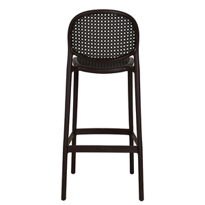 Chaise haute en rotin tressé, style moderne et contemporain, <span class=keywords><strong>tabouret</strong></span> <span class=keywords><strong>de</strong></span> <span class=keywords><strong>bar</strong></span> empilable en plastique, vente en gros - Product Image 5