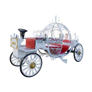 Chariot de Cendrillon Électrique Personnalisé en Forme de Citrouille à 4 Roues de Haute Qualité à Prix Abordable - Product Image 5
