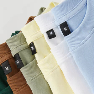 MT2597 Manufacturer Wholesales Custom 3XL 250 GSM 100% Cotton Knitted Oversized Men's Blank T-Shirts - Product Image 1