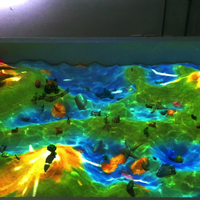 Aire de jeux intérieure interactive, bac à sable AR, projection de plage, jeux pour enfants, projecteur magique éducatif, table à sable.