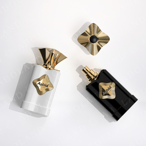 ขวดน้ำหอมดีไซน์ใหม่หรูหราไฮเอนด์คลาสสิกขนาด 100 มล. ขวดแก้วฝาพิเศษแบบเปล่า บรรจุภัณฑ์น้ำหอมคุณภาพสูงแบบกำหนดเองได้ - Product Image 2