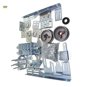 9*8 Automatische Amerikaanse Flexibele Garagedeur Zware Accessoires Sectionele Industriële Schuifgaragedeur Hardware Box Kits