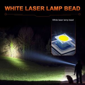 Linterna Táctica LED Blanca WOSEN de Alta Luminosidad, Mini, Recargable por USB, de Aleación de Aluminio, Impermeable, con Alcance de Haz de 700-800M - Product Image 3