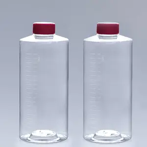 מעבדה פנויה 2000ml 5000ml תא רקמות תרבות רולר בקבוקי גל בקבוקים עם משטח שטופלו