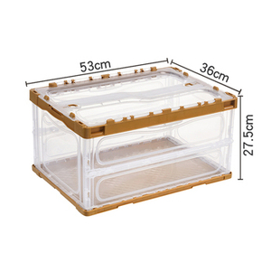 New arrival Foldable Plastic Large Capacity Decorative Storage Box container