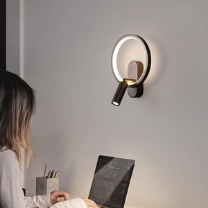 Lámpara de Pared Moderna Minimalista con Luz LED E27, Control de Interruptor, Iluminación para Dormitorio y Sala de Lectura - Product Image 2