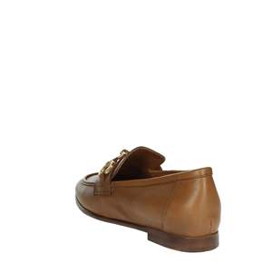 Mocassins plats en cuir pour femmes Cinzia Soft PFE181 Marron - Product Image 1