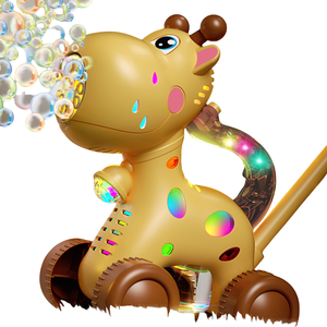 Machine à <span class=keywords><strong>bulles</strong></span> pour enfants, à pousser à la main, cerf, apprentissage <span class=keywords><strong>de</strong></span> la marche, multifonctionnelle, portable, éjection automatique <span class=keywords><strong>de</strong></span> <span class=keywords><strong>bulles</strong></span>, plastique PVC - Product Image 3