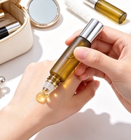 Flacon pulvérisateur portable 10 ml à double embout pour parfum et huiles essentielles en verre