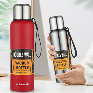 Botella <span class=keywords><strong>de</strong></span> agua deportiva <span class=keywords><strong>de</strong></span> acero inoxidable 304 vaso <span class=keywords><strong>de</strong></span> vacío <span class=keywords><strong>de</strong></span> doble bebida <span class=keywords><strong>de</strong></span> grado alimenticio mango <span class=keywords><strong>de</strong></span> gran capacidad diseño clásico para viajes - Product Image 2