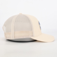 Gorra deportiva de algodón clásica personalizada con parche tejido, gorro de malla hecho de poliéster para uso en pesca de rendimiento informal al aire libre