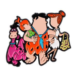 Spille all'Ingrosso, Distintivi in Metallo della Serie TV Animata Americana 'I <span class=keywords><strong>Flintstones</strong></span>', Spille Personalizzate in Smalto Morbido in Lega di Zinco - Product Image 4