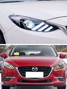Per Mazda <span class=keywords><strong>3</strong></span> Axela 2014-2019 Gruppo Fari LED Completo Aftermarket Stile Mustang con DRL e Indicatori di Direzione Plug and Play (Coppia) - Product Image 6