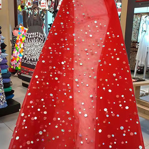 ชุดกระโปรงเวที<span class=keywords><strong>สี</strong></span><span class=keywords><strong>แดง</strong></span>ผ้าทูลฟอยล์ทรงกลมพิมพ์ลายชุบทอง<span class=keywords><strong>สี</strong></span>สันสดใส - Product Image 2