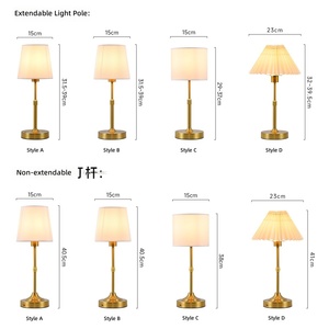 Taşınabilir Kablosuz Masa Lambası Dokunmatik Kısılabilir USB Şarjlı LED Sıcak Beyaz Restoran Otel Bar Cafe Dekoratif Aydınlatma - Product Image 6