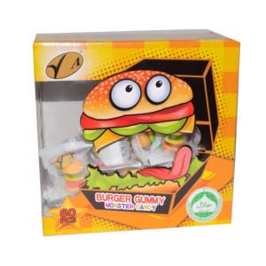 Serie de comida rápida Sabor a fruta dulce Envasado individual Mini <span class=keywords><strong>Burger</strong></span> Shaped Gummy <span class=keywords><strong>Candy</strong></span> - Product Image 2