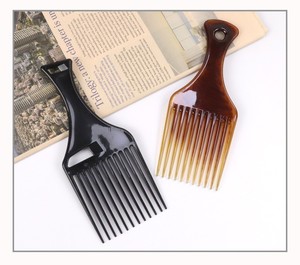 Peigne <span class=keywords><strong>Afro</strong></span> Professionnel BLISSLIFE pour Coiffure, avec Manche en Plastique, Outil de Coiffage pour Cheveux Bouclés, Spécial Hommes Noirs - Product Image 2