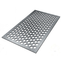 Coupe de tôle perforée en acier inoxydable SS 316/304 de haute qualité traitant la plaque de maille en métal à des fins décoratives industrielles