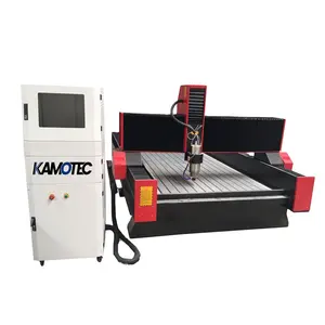 Yüksek verimli 2 kafaları 3 eksen granit mermer CNC Router makine için taş oyma gravür rotasyonlar ile özelleştirme sağlamak