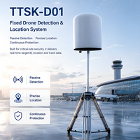 Sistema Fijo de Detección de Drones, Detector de UAV con Alcance de 100MHz-6GHz, Detección, Identificación y Localización a 10km