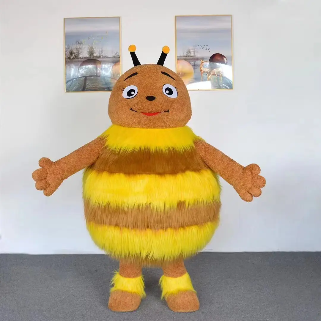 Factory Hot Selling Cartoon Mooie Animal Little Bee Mascotte Kostuum Voor Event Prestaties