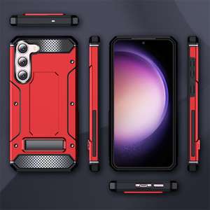 <span class=keywords><strong>Coque</strong></span> de téléphone portable à structure multi-couches TPU PC pour Samsung S23 Plus <span class=keywords><strong>coque</strong></span> de support de support de surface mate pour étui Ultra S22 S21 - Product Image 3