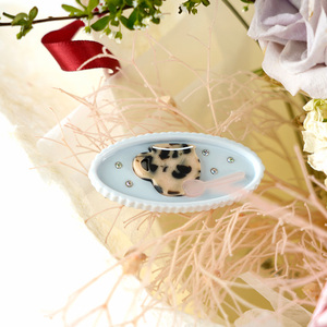 Pinza de pelo ovalada de acetato de 6 cm con diseño creativo y adornos, accesorio para el cabello con forma de comida, personalizable. - Product Image 5