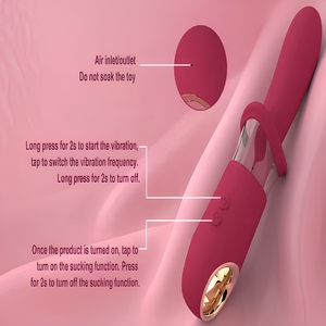 Jouets sexuels Zope PINKZOOM pour elle, stimulateur clitoridien vibrant avec effet <span class=keywords><strong>de</strong></span> léchage <span class=keywords><strong>de</strong></span> langue, bâton <span class=keywords><strong>de</strong></span> massage vibrant 2 en 1, vibrateur suceur vaginal - Product Image 5