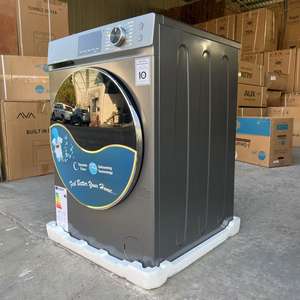 Pour <span class=keywords><strong>lave</strong></span>-<span class=keywords><strong>linge</strong></span> frontal modèle >12kg, lavage rapide à la vapeur <span class=keywords><strong>15</strong></span> min, 1400 tr/min, gris foncé, norme UE, classe énergétique US, économie d'énergie - Product Image 4