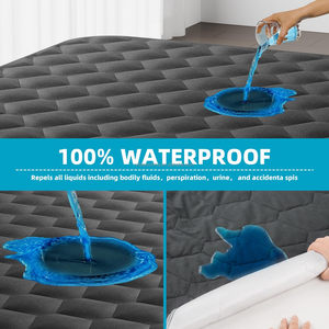 Protector de Colchón <span class=keywords><strong>Impermeable</strong></span> al por Mayor, Antideslizante, Antibacteriano, Lavable a Máquina, para Uso Doméstico y Hotelero - Product Image 5