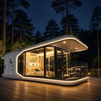 Maison préfabriquée en conteneur de 40 pieds, maisons en conteneurs, maison modulaire de luxe pour une vie moderne