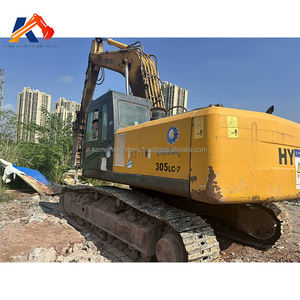 Excavatrice chenillée par 305LC-7 utilisée par original de Hyundai R305LC-9T de la Corée de 30 tonnes avec le moteur de pompe à moteur de composants de noyau - Product Image 1