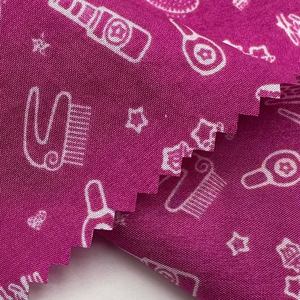 Usine 70D * 70D 210T léger froissé Nylon taffetas maille imprimé jouet poupée dessin animé vêtements - Product Image 4