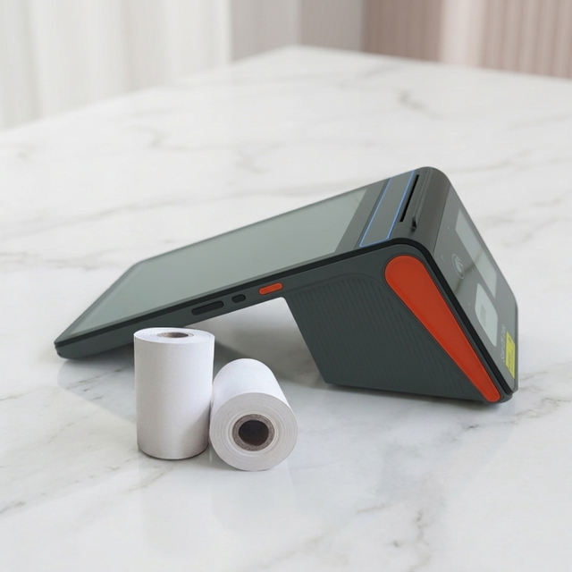 Handheld Printer QR Code Scanner 4G NFC Android 13 Mobile POS Terminal System Machine Sale Cash Register