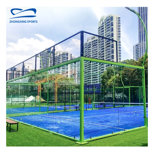 Cancha de Pádel Personalizada en Oferta, Cancha de Tenis Panorámica Completa, Equipo de Pádel Resistente - Product Image 1