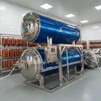 Autoclave 121 degrés pour la stérilisation des saucisses et salamis pour chiens, stérilisateur à immersion dans l'eau pour aliments humides pour animaux de compagnie