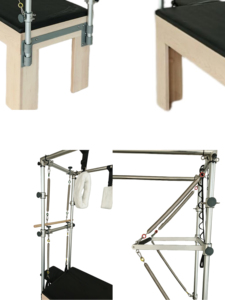 Cama Reformer Cadillac de Pilates Premium con Torre de Trapecio Completa, Construcción de Madera de Arce y Logotipo Personalizable - Product Image 3