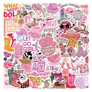 55Pcs Pink Disco Cowgirl Graffiti <strong>Stickers</strong> for Bottle Book Decor Cute Girl <strong>Preppy</strong> Boot <strong>Sticker</strong> - Product Image 6