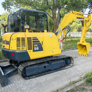 Excavadora de Orugas Usada Komatsu PC56 con Motor y Caja de Cambios Controlados por PLC, Capacidad de la Cuchara de 0.22 m, Peso Operativo de 5.3 Toneladas, Estabilidad - Product Image 3