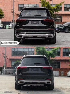 Nuevo Kit de Conversión de Parachoques Delantero y Trasero MBH con Luces Antiniebla y Clips para Mercedes GLS 2017-2019 GLS450 <span class=keywords><strong>GLS600</strong></span> - Product Image 4