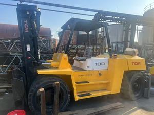 Prix de gros Japon TCM FD100 Chariot élévateur lourd de 10 tonnes entièrement révisé avant livraison pour opération en entrepôt de conteneurs en zone intérieure - Product Image 3
