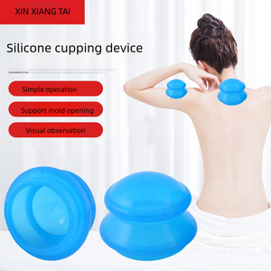 En gros, Ensemble professionnel de ventouses <span class=keywords><strong>Hijama</strong></span> pour thérapie anti-cellulite et visage, 4 pièces, ventouses à aspiration sous vide - Product Image 2