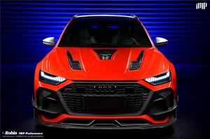 IMP Performance Portion officielle en Fiber de carbone Audi C8 <span class=keywords><strong>RS6</strong></span> Avant Kit de carrosserie de pare-chocs avant pour 2021 <span class=keywords><strong>2022</strong></span> Audi C8 <span class=keywords><strong>RS6</strong></span> Avant - Product Image 2