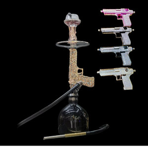 Lo más nuevo, pistola con diseño de diamante brillante, juego de Shisha, pistola alemana Premium Desert Eagle, pistola Hookah, pistola Hookah - Product Image 5